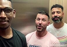 i wake up and swap with my gay partner, then invite the neighbor for a threesome.