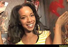 Check out this amazing interracial gloryhole blowjob