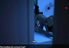 Dreams of Desire features a bottle spinning game with three girls leading to lesbian sex between Alice and the landlady