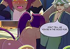 Uncensored Bleach hentai with Yoruichi's big ass.