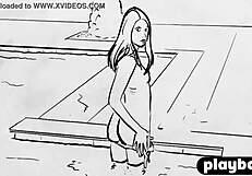 stunning model reveals her perfect body and nice boobs