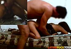 latin milf with huge boobs gets fucked on hidden cam while cheating as housewife