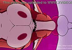 anime hentai big tits clash in wild furry cartoon climax scene