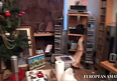 orgy with two blonde girls in double penetration