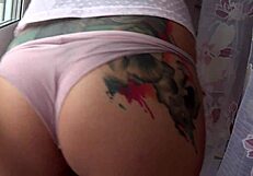 Camilla Moon Shows Off Big Nipples Through Pink Underwear in Close-Up