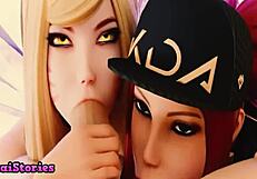 Step daughter craves dick in hardcore anime game