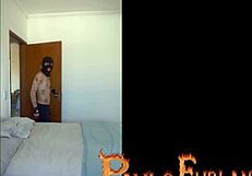 Bisexual twink enjoying solo gay pleasure, gozando intensely