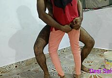 Home video of big-boobed Indian bhabhi in hot action