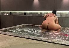 Grab Brunette From Behind And Thrust Hard Into Pussy Until She Screams!