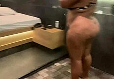 Grab Brunette From Behind And Thrust Hard Into Pussy Until She Screams!