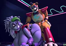 Roxanne Wolf in FNAF adult cartoon compilation 2.0