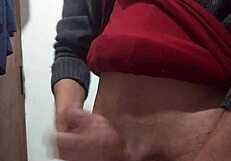 Solo fun with clothes on