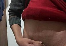 Solo fun with clothes on