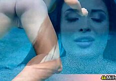 Beautiful Busty Anissa Kate Leaves Pool to Get Tight Milf Pussy Fucked!