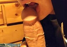 Sucking Father-In-Law's Cock! Daddy Cumshot with Uncle!