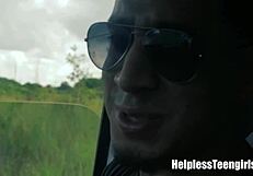 slutty teen didn't mind the rough doggystyle!