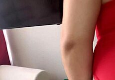 christmas stepsister chores lead to masturbation and cameltoe play