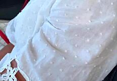 Amateur Horny In Car: Masturbating And Fingering Outdoors?