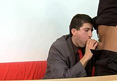 This amateur gay porn is hot