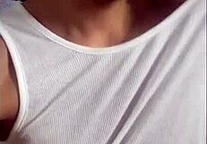 amateur girl enjoys her afternoon alone