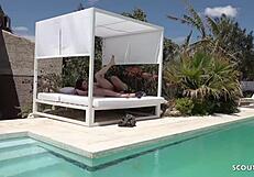 pool sex on vacation, melina may, wanna ride me raw?