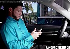 The cute Asian babysitter, feeling too comfortable at her client's home, indulges in solo masturbation, showcasing her petite 18+ body and small tits.