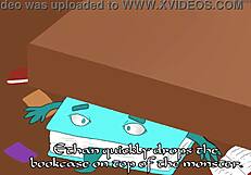 Library Romance Tomni Sparks Wild Hentai Fantasies with Big Tits Anime Action