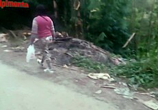 i fuck this latina whore bent over, cum in her pussy and ass for money