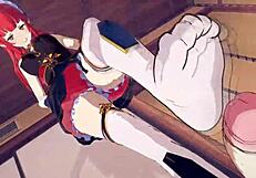 Sword Art Online Virtual Foot Fetish: Blowjob Or Footjob In 3D Anime?