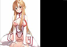 Compilation of Sword Art Online with Asuna and other anime porn scenes