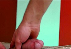 Intense Gay Oil Massage Turns Into Anal Action