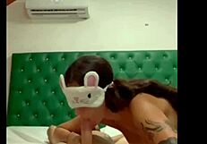 Intense extreme sex with maid featuring big natural tits