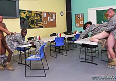 Gay Military Sergeant Drills Subordinate in Intense Free Movie Scene