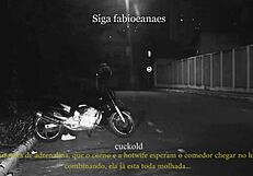 Casual wife shows off on street with voyeur filming