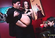 Claudia Adams is a slut who likes anal sex and double penetration with a cigarette break