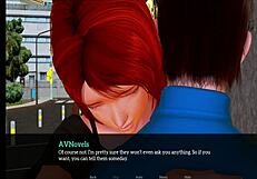 in my new family, the milf brunette and redhead explore erotic adventures with big tits and ass