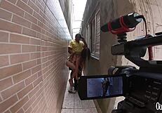 behind the scenes with anne bonny getting fucked by big cocks!