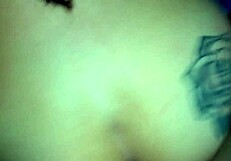 Tattooed 18 yo's intriguing twerks lead to cum