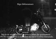 Casual wife shows off on street with voyeur filming