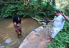 Bruna Black's outdoor erotic photos and videos as a teen