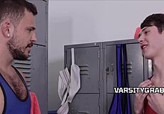 Athletic Teen Celebrates College With First Gay Assfucking!