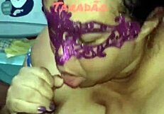 Watch this puta milking the huge pica!