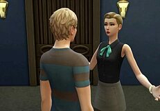 wild threesome with my girlfriend and her sexy stepmom