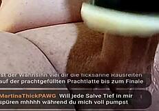 amateur guy shows off in live webcam with toy