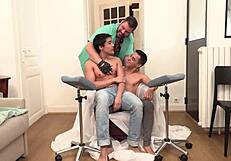 Twinks Dive Into Wild Gay Orgy Action