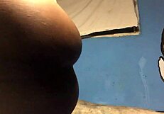 Intense Play with Hairless Anal and Shaved Pussy While Mum Gets Snacks