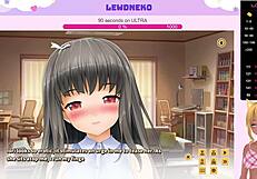 vtuber lewdneko moaning in love cubed game part 9