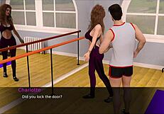 nursing back to pleasure 73: getting it on with sexy redhead in the gym?