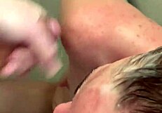 Underwater Dick Sucking Balls Deep Ass Licking Sperm Splattered Pee Facial with Whore Skinny Slut Small Tits