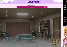 vtuber lewdneko moaning in love cubed game part 9